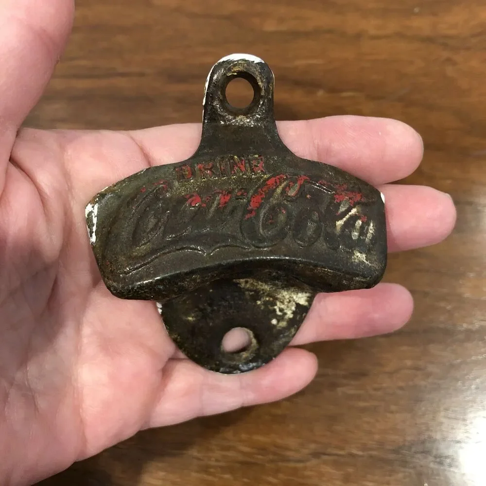 Antique Coca Cola Starr “X” Wall Mount Cast Iron Bottle Opener